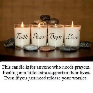 candles for prayer