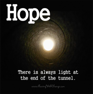 love faith and hope - tunnel